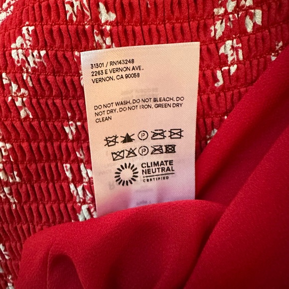 Reformation Floral Midi Dress, Size XL - Picture 7 of 8